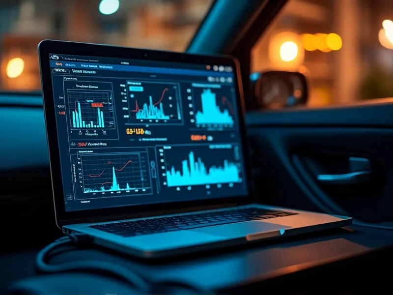 Diagnostyka VCDS/VAG-COM podłączona do samochodu VAG